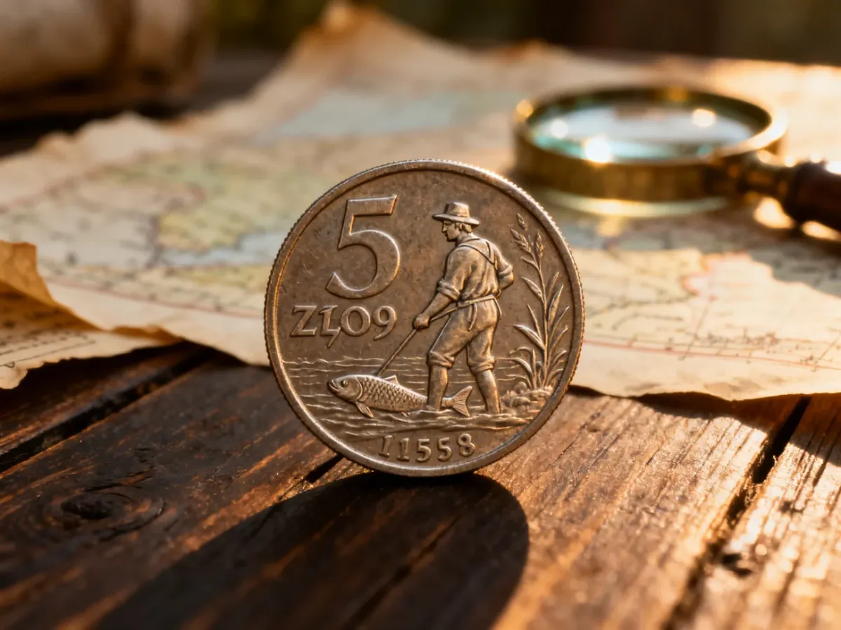 Stare monety polskie 5 zł z rybakiem – wartość i historia