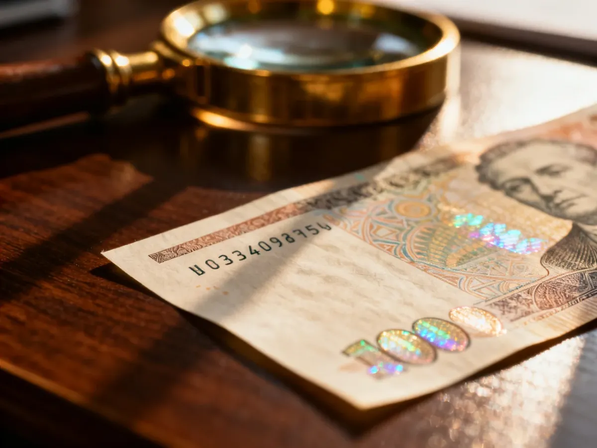 Co oznacza numer seryjny banknotu?